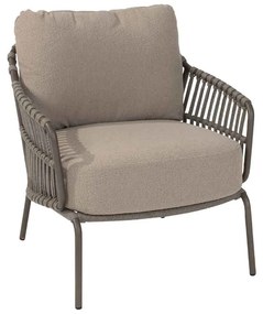 4 Seasons Capalbio lage lounge dining stoel - bruin