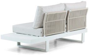 Hoek loungeset 5 personen Aluminium Wit  Lifestyle Garden Furniture Lorenzo