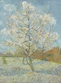 Kunstreproductie The Pink Peach Tree, 1888, Vincent van Gogh