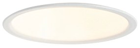 Set van 6 inbouwspots wit GU10 50mm IP44 - Dept Modern GU10 rond Binnenverlichting Lamp