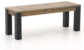 Picknickbank ROUGH  | Teakhout | 2 personen | Tuinbank Grijs/Old Teak Greywash | 120cm | Kees Smit Tuinmeubelen