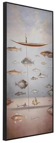 Kare Design Cloud Fisherman Boat Schilderij Vissersboot