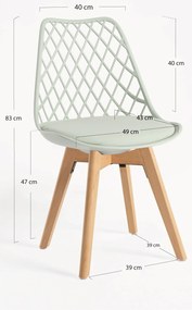 Pak 4 Mima Stoelen