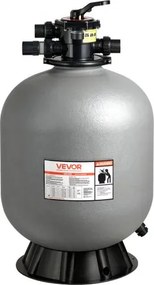 VEVOR zandfilter, 600 mm filtertank, 246 l/min zandfiltersysteem, filtertank met 7-weg meerwegklep, terugspoel-, spoel-, recirculatie-, afvalwater-, winter- en gesloten modus, voor bovengrondse zwembaden.