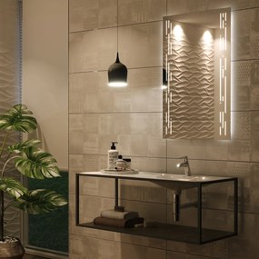Badkamerspiegel met LED verlichting M19