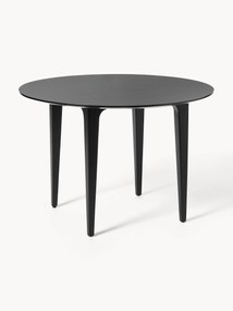 Ronde eettafel Archie van mangohout in zwart, Ø 110 cm