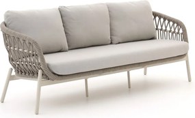 Loungebank Tuin Bellagio | Rope (touw) | 3 personen | Tuinbank Beige | 215cm | Incl. kussens | Kees Smit Tuinmeubelen