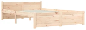 vidaXL Bedframe massief hout 135x190 cm 4FT6 Double