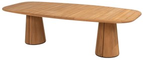 Taste by 4 Seasons Capri Low dining tuintafel met barrelvormig blad 240 x 110 cm      houtkleur weerbestendig