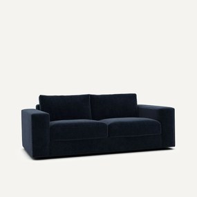 Compacte bank 3-zit in fluweel, Skander