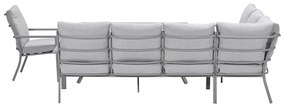 Garden Impressions Senja lounge dining set 4-delig links incl. stoel - valley sand