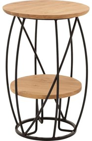 Goossens Salontafel Bellis, Rond 39 cm, 60 cm hoog