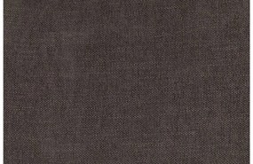 Goossens Eetkamerstoel Hera bruin stof met draaifunctie leuning, modern design
