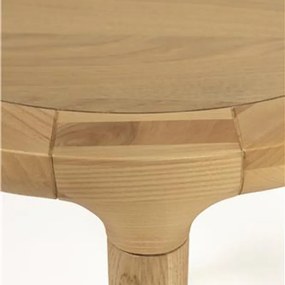 Zuiver Storm Ronde Bijzettafel Eiken - 35 X 35cm.