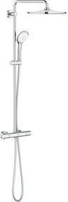 Grohe Euphoria 310 regendoucheset met 4 straalsoorten en thermostaatkraan Ø31cm chroom
