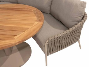 4 Seasons Outdoor Comino hoek loungebank latte SALE LoungebankLoungeset   beige weerbestendig