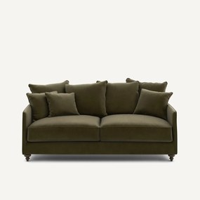 Omvormbare 3-zits fluwelen zetel, Lazare