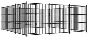 vidaXL Hondenkennel voor buiten 450x450x185 cm