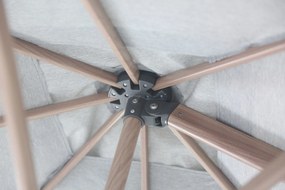 Zweefparasol  3x3m S2 Excellent (excl. voet) Grijs-antraciet Camello Luna