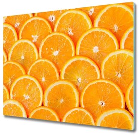 snijplank glas Sinaasappelschijfjes 60x52cm