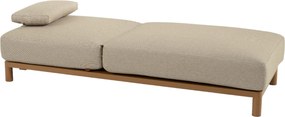 4 Seasons Outdoor Madeira Sunbed With Cushion And Head Support Amber Grijs