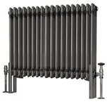 Eastbrook Imperia 3 koloms radiator 85x60cm 1498W metaal