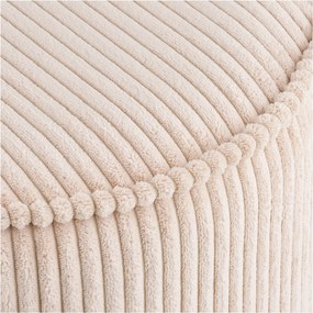 Taupo Poef Corduroy - Beige