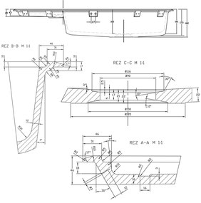 Sapho spoelbak 105x56cm met kraangat wit graniet