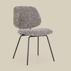 Eleonora Jon Taupe Eetkamerstoel Modern