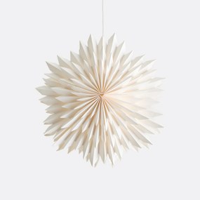 Lichtgevende papieren ster om op te hangen, diameter 38 cm, CASPAR
