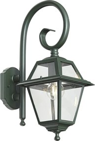 Klassieke buiten wandlantaarn donker groen IP44 - Berta