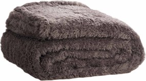 Teddy Fleece Deken - Ultrazacht - 130x170 - grijs