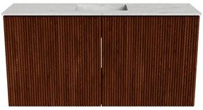 Mondiaz Joya DLux 80cm toiletmeubel ruby met wastafel faye midden zonder kraangat opalo