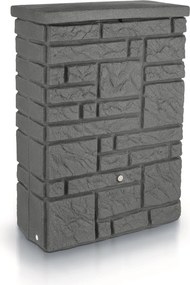 Prosperplast Maurano Regenton - 300 Liter - Dark Stone - Muurmodel