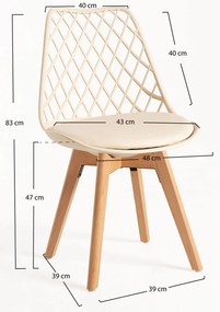 Pak 4 Mima Stoelen