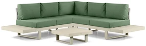 Hoek loungeset 5 personen Aluminium Taupe  Lifestyle Garden Furniture Lorenzo