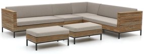 ROUGH-D hoek loungeset 6-delig