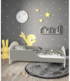 Peuter Grijs Eenpersoonsbed Cosmo - Voor kinderen Kinderen Peuter Junior 5056231767903 Children's Beds Home, 140x70, Nee, Geen Children's Beds Home Me