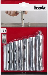 KWB Pijpsleutel-set 10-delig