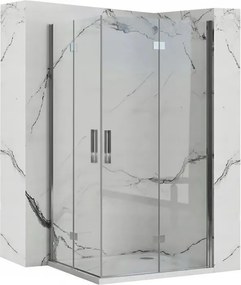 Kabina prysznicowa Rea Molier Chrome Double 90x100