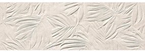 Fap Ceramiche Nobu wandtegel - 25x75cm - gerectificeerd - Natuursteen look - White mat (wit) SW07314691