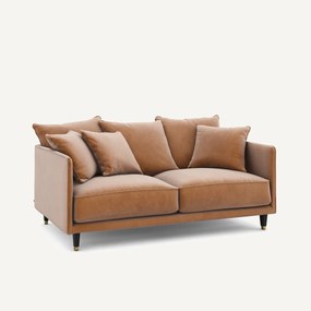 3-zits compacte fluwelen zetel, Lazare