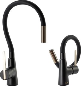 Keukenkraan Rea Icon Black/Gold