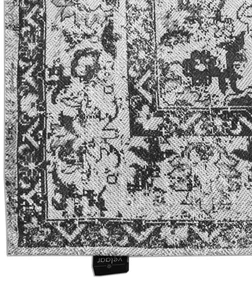 Dutch Lifestyle Vloerkleed Durban Genial 230x160 cm grijs en zwart