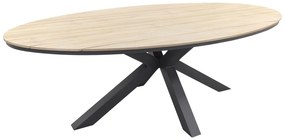 Hartman Salvatore/GI Edison 220x115 cm. tafel - ovale verstelbare tuinset