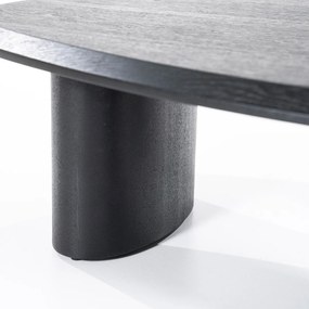 Eleonora Walter Zwarte Salontafel Kiezel Vorm 96x78 Cm - 96 X 78cm.