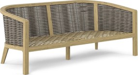 The Outsider Stoel-Bank Loungeset Parkside | 5-zits | Wicker &amp; Acaciahout | The Outsider
