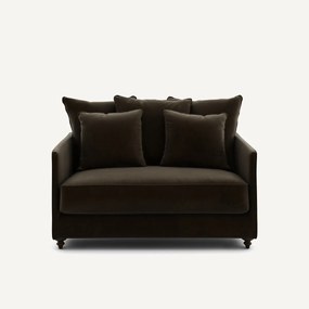 2-zits omvormbare bank van fluweel, Lazare