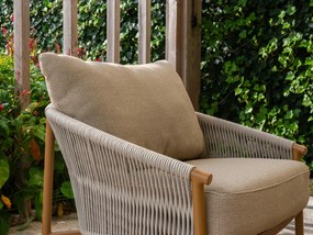 4 Seasons Outdoor Milos loungestoel amber Loungestoel   taupe weerbestendig