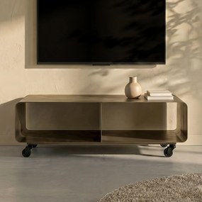 Kare Design Lounge M Tv-meubel Op Wielen Brons - 90x42x30cm.